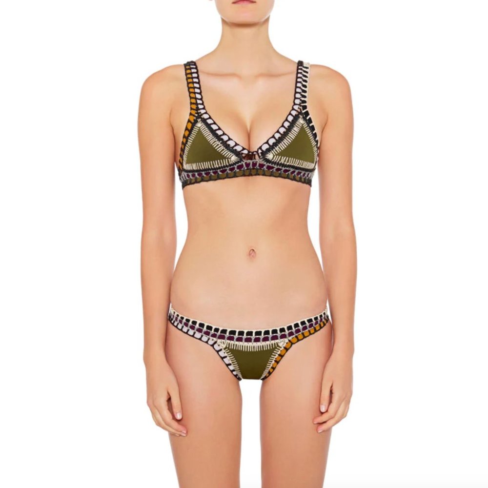 Kiini Wren Bikini Set in Olive NWT, never been worn